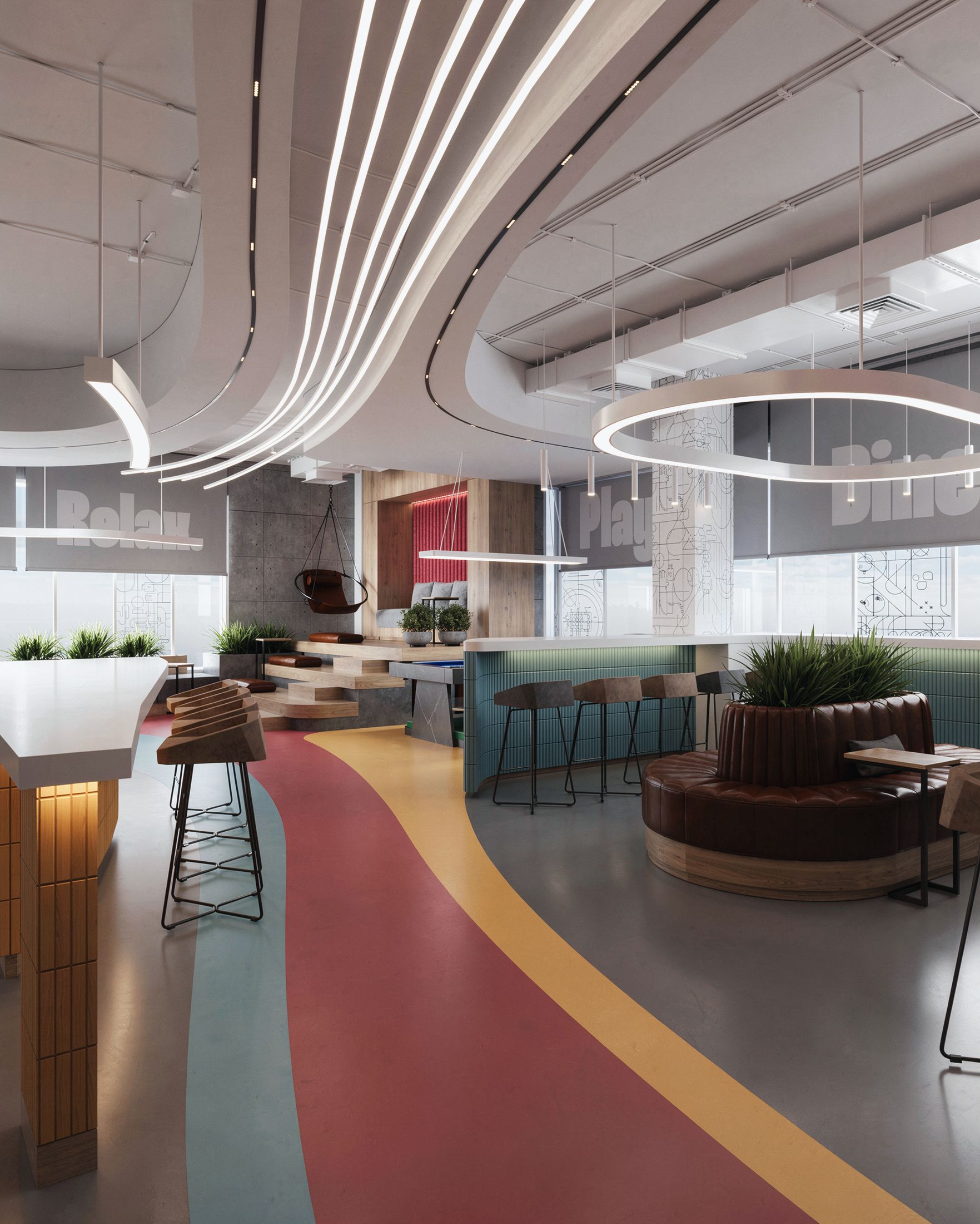 Break Area — Agora Mall — Xforms Studio