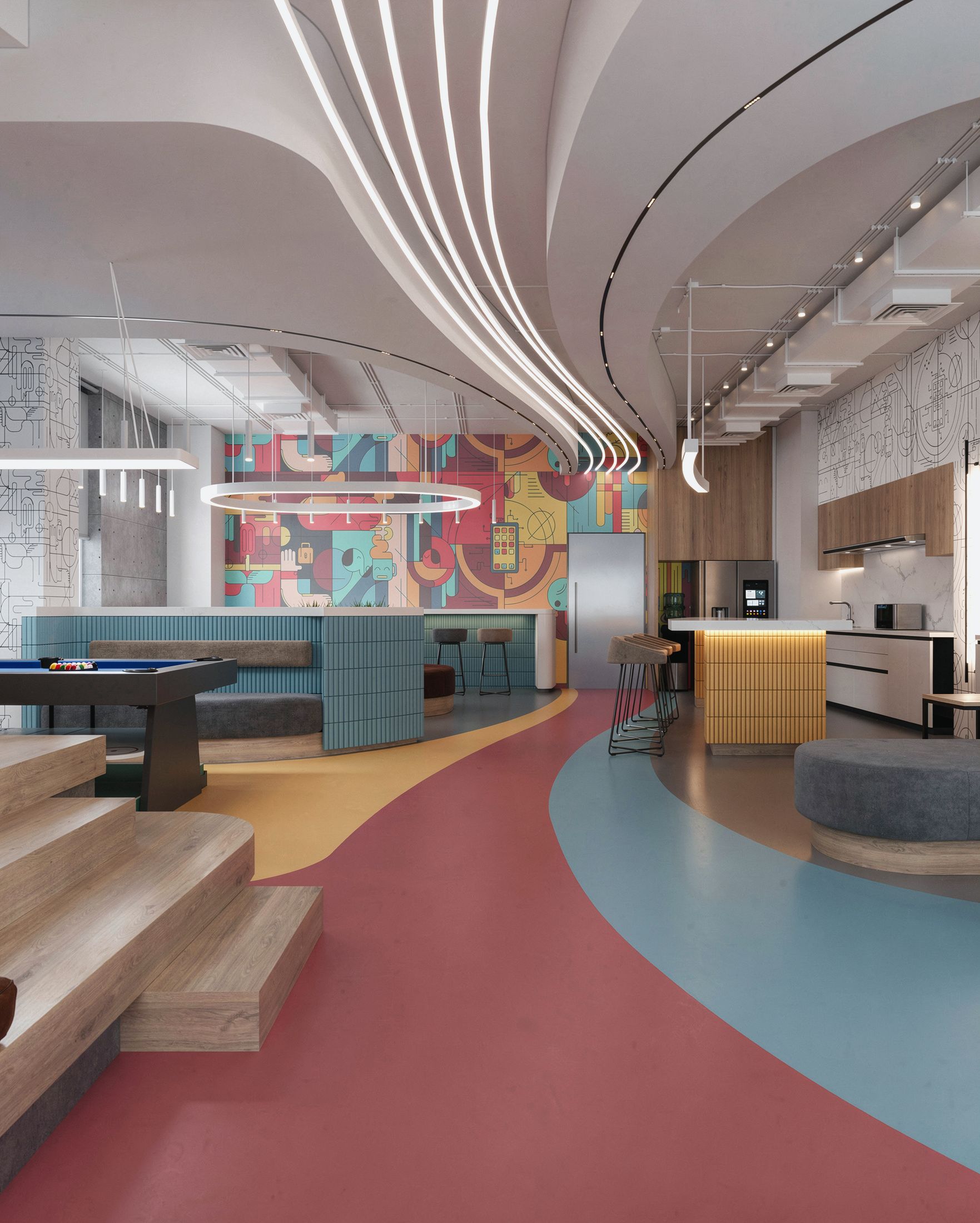 Break Area — Agora Mall — Xforms Studio