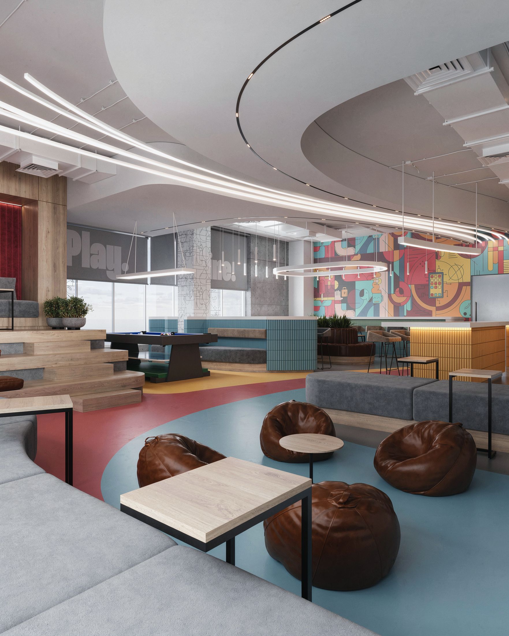 Break Area — Agora Mall — Xforms Studio