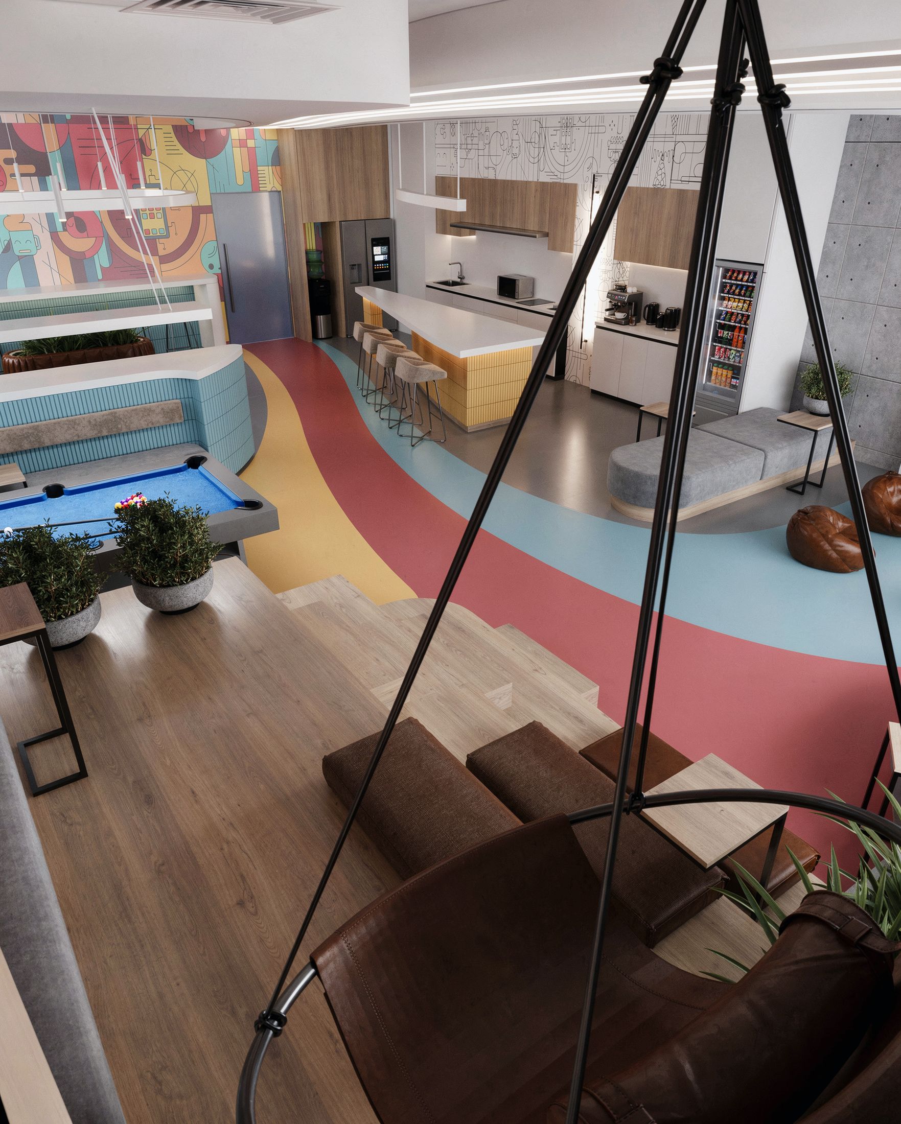 Break Area — Agora Mall — Xforms Studio