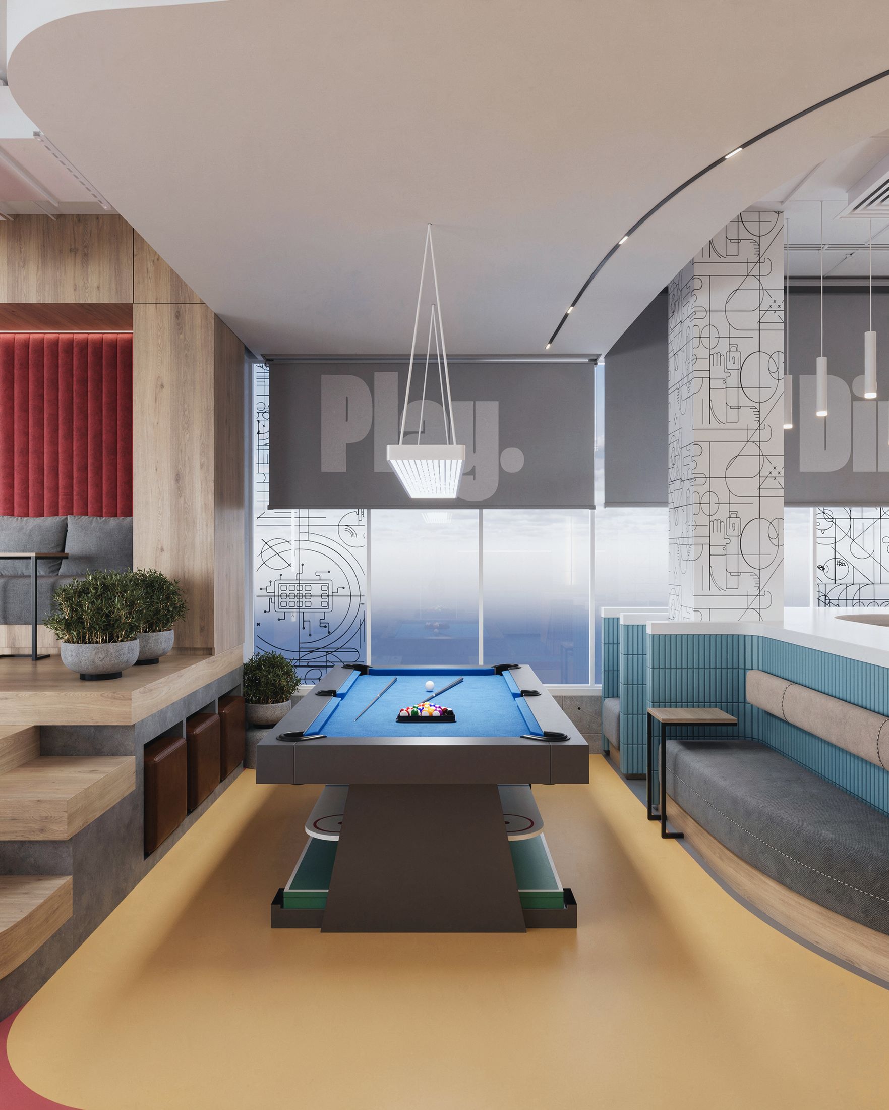 Break Area — Agora Mall — Xforms Studio