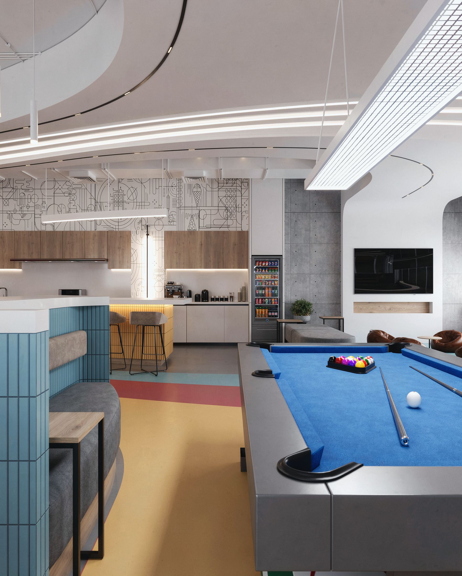 Break Area — Agora Mall — Xforms Studio