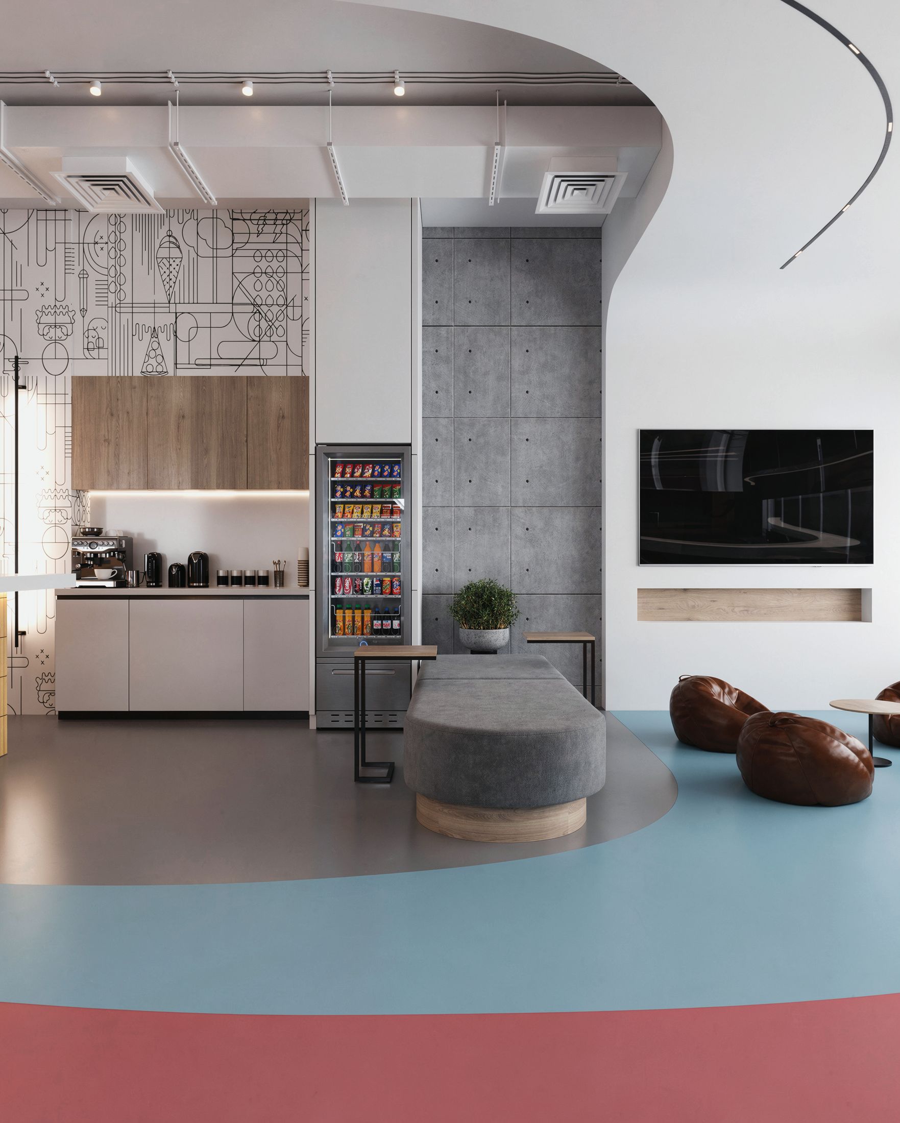 Break Area — Agora Mall — Xforms Studio