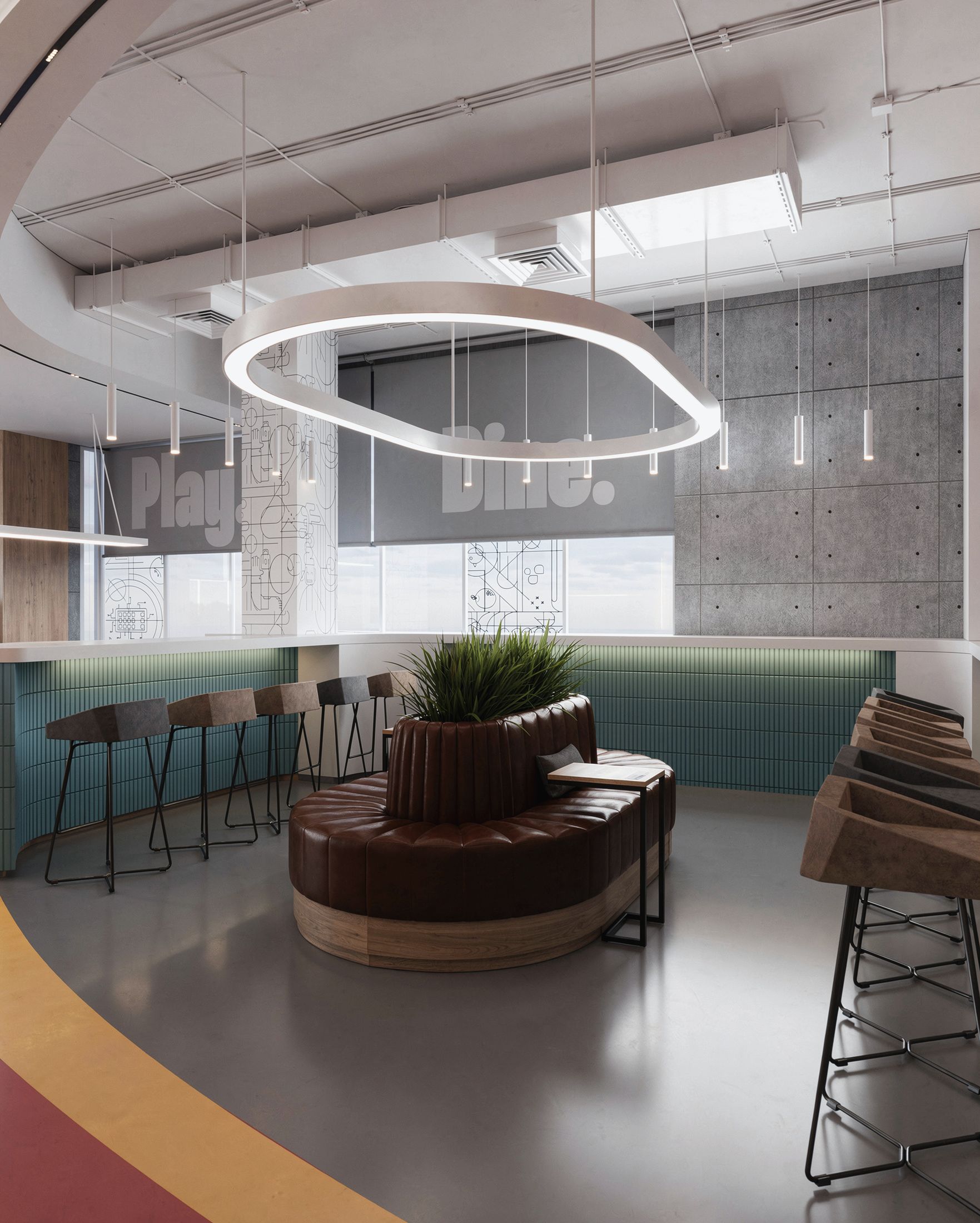 Break Area — Agora Mall — Xforms Studio