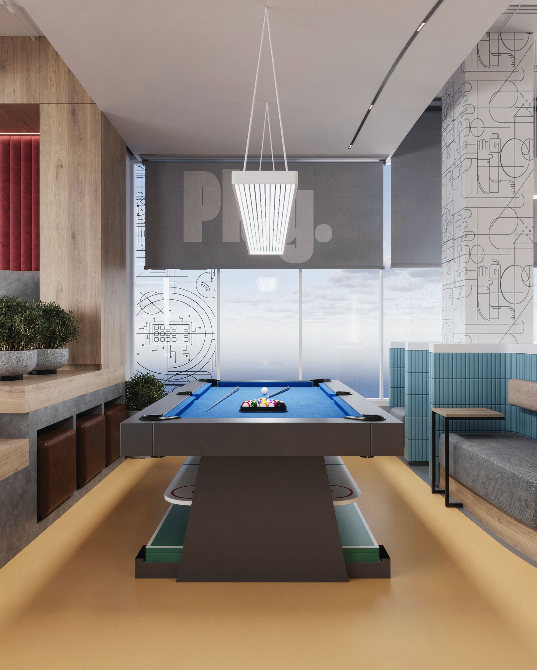 Break Area — Agora Mall — Xforms Studio