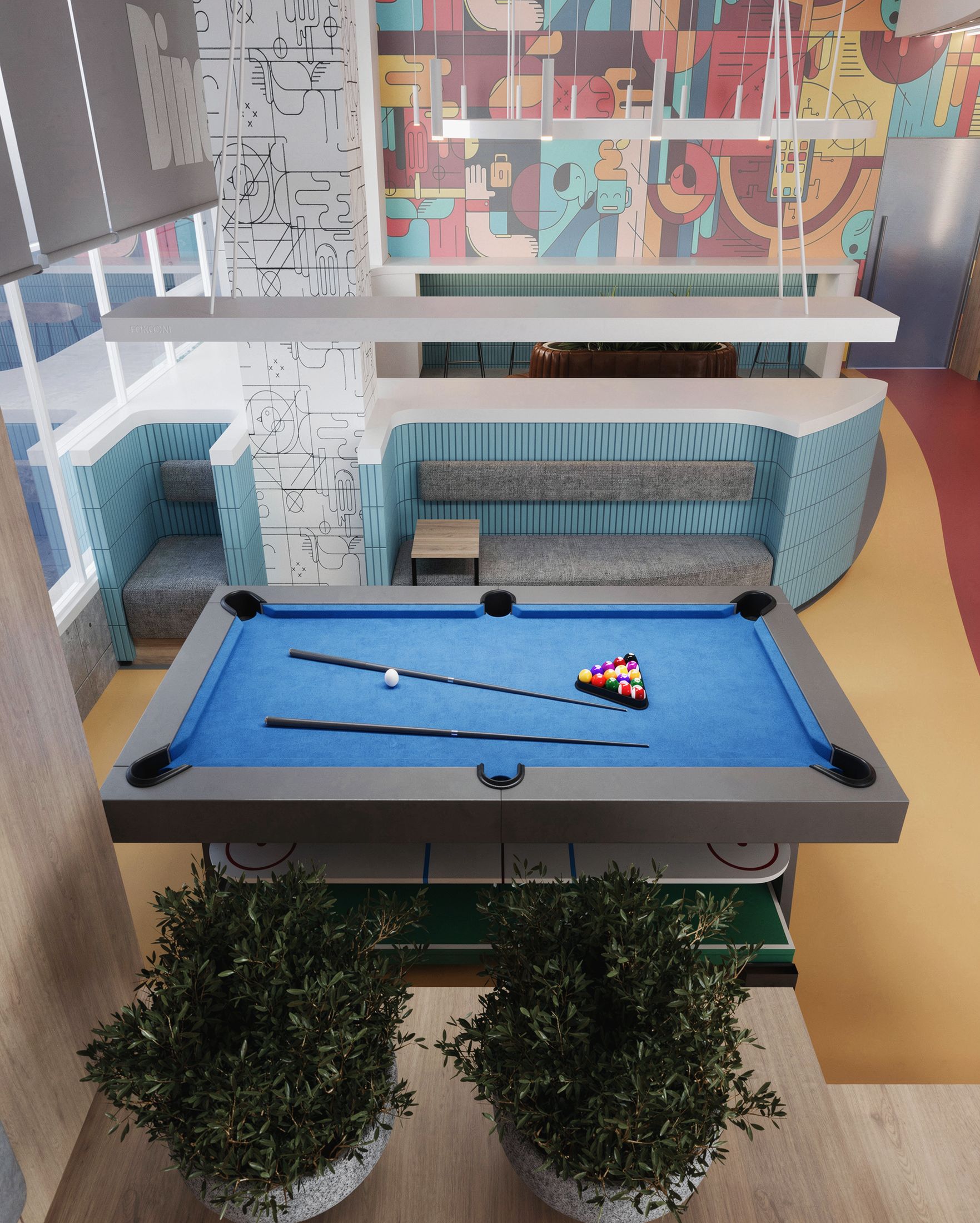 Break Area — Agora Mall — Xforms Studio