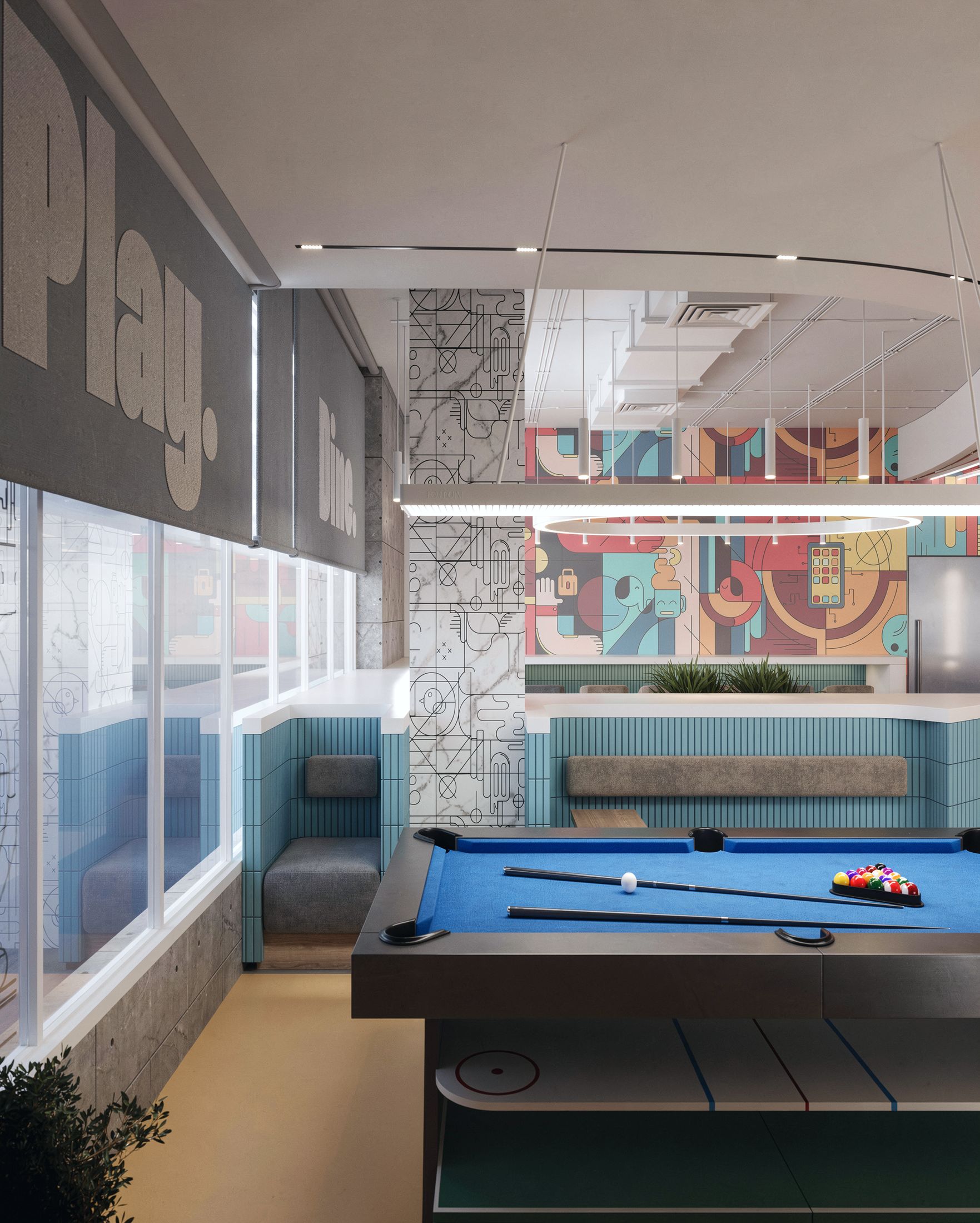 Break Area — Agora Mall — Xforms Studio