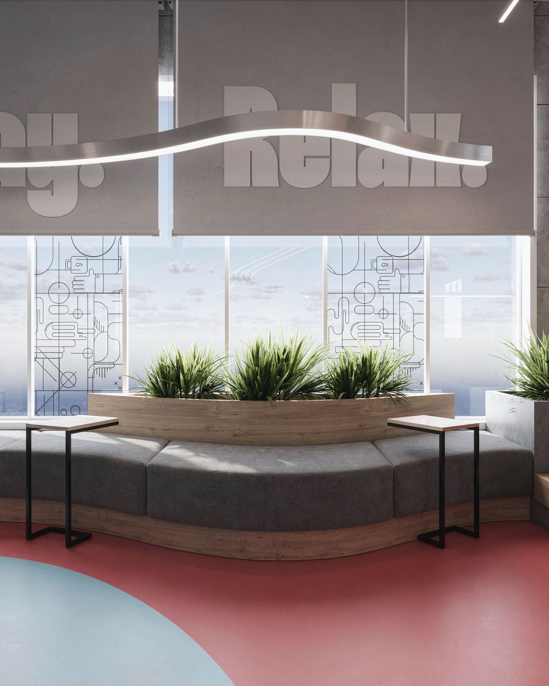 Break Area — Agora Mall — Xforms Studio