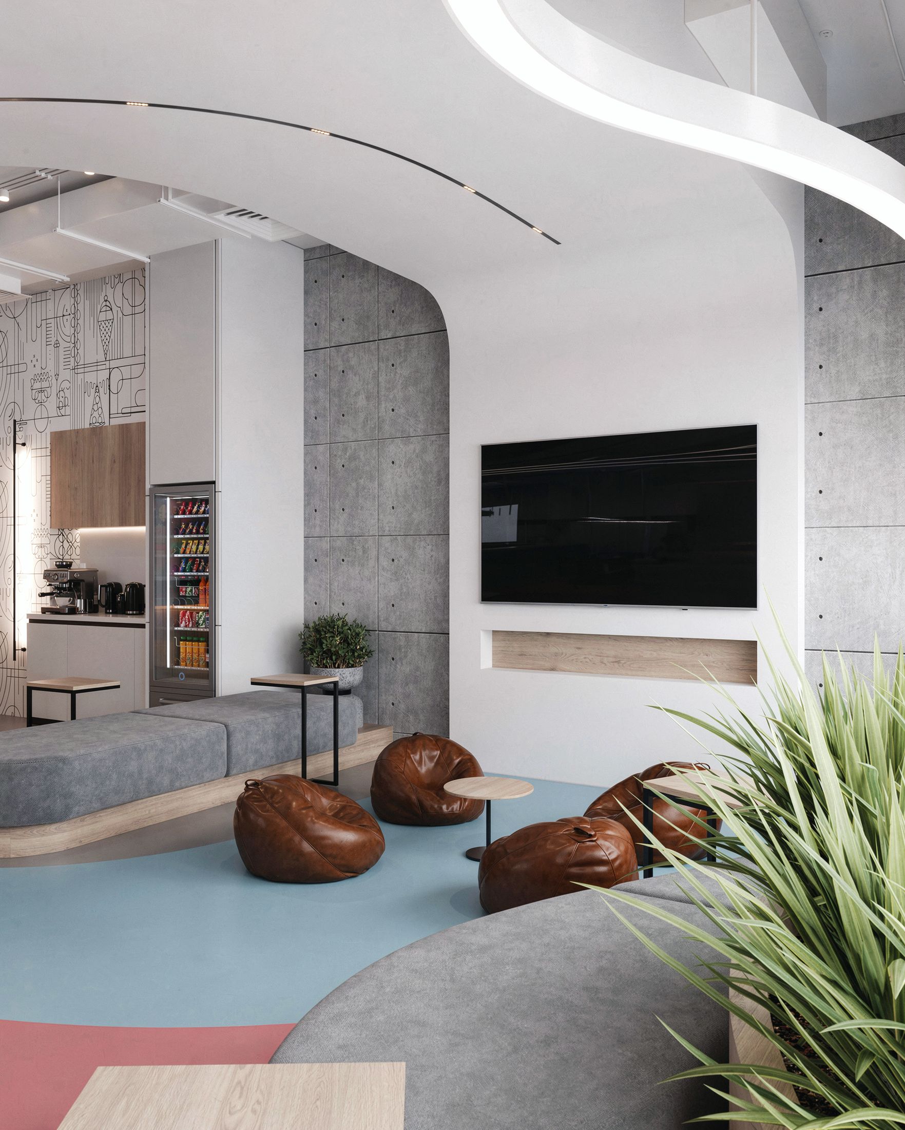 Break Area — Agora Mall — Xforms Studio