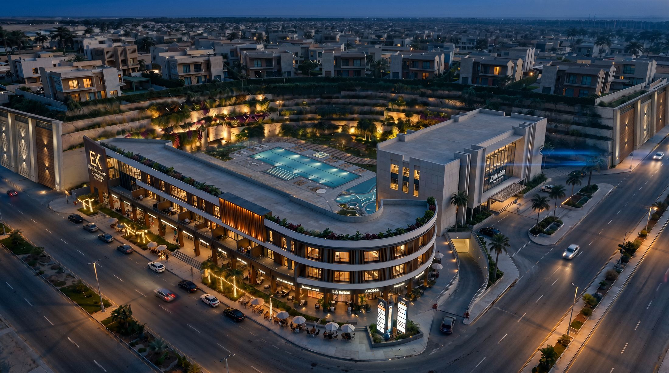Ek Complex Building — New Cairo — Xforms Studio