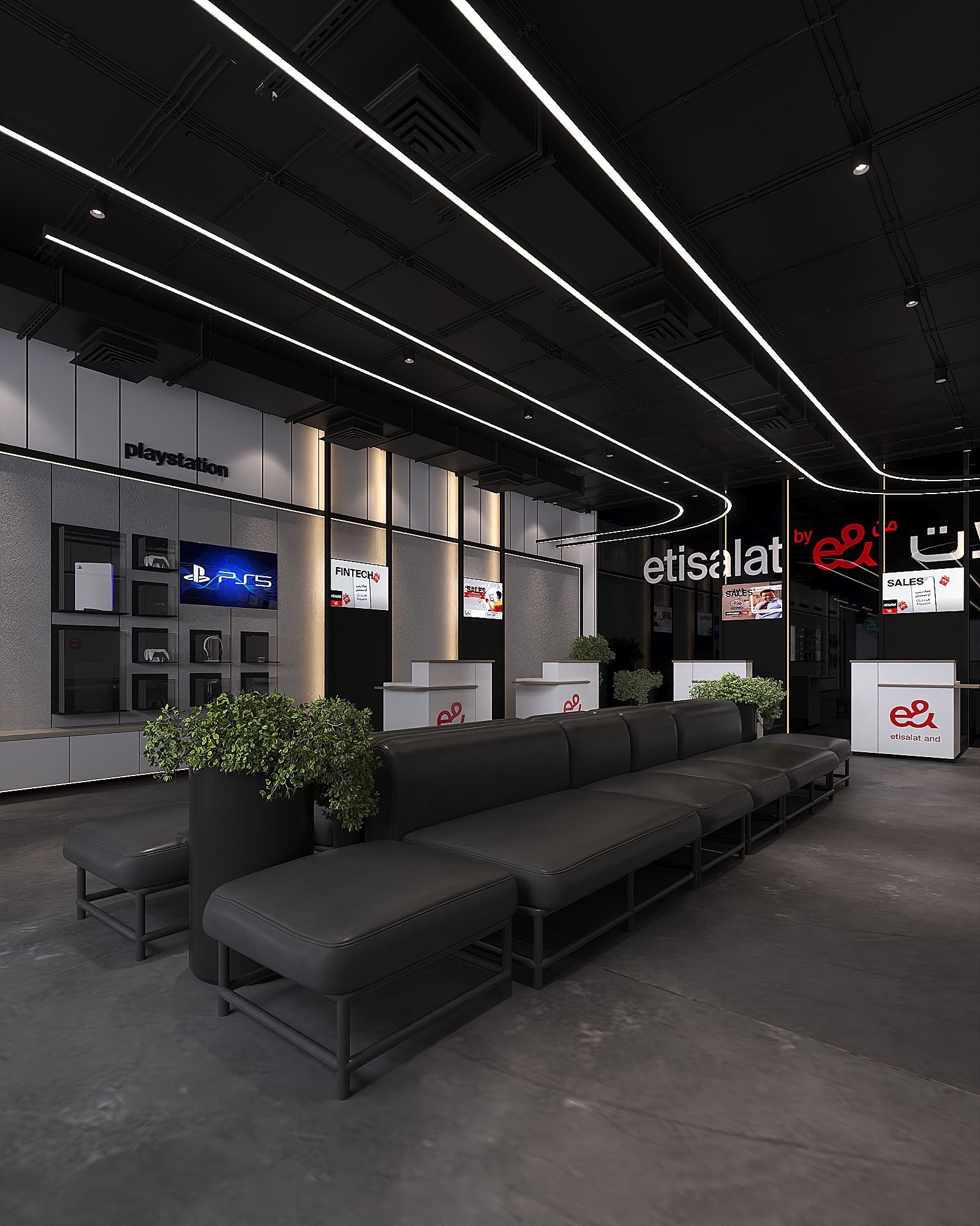 Etisalat Masr — New Concept- Downtowen Mall — Xforms Studio