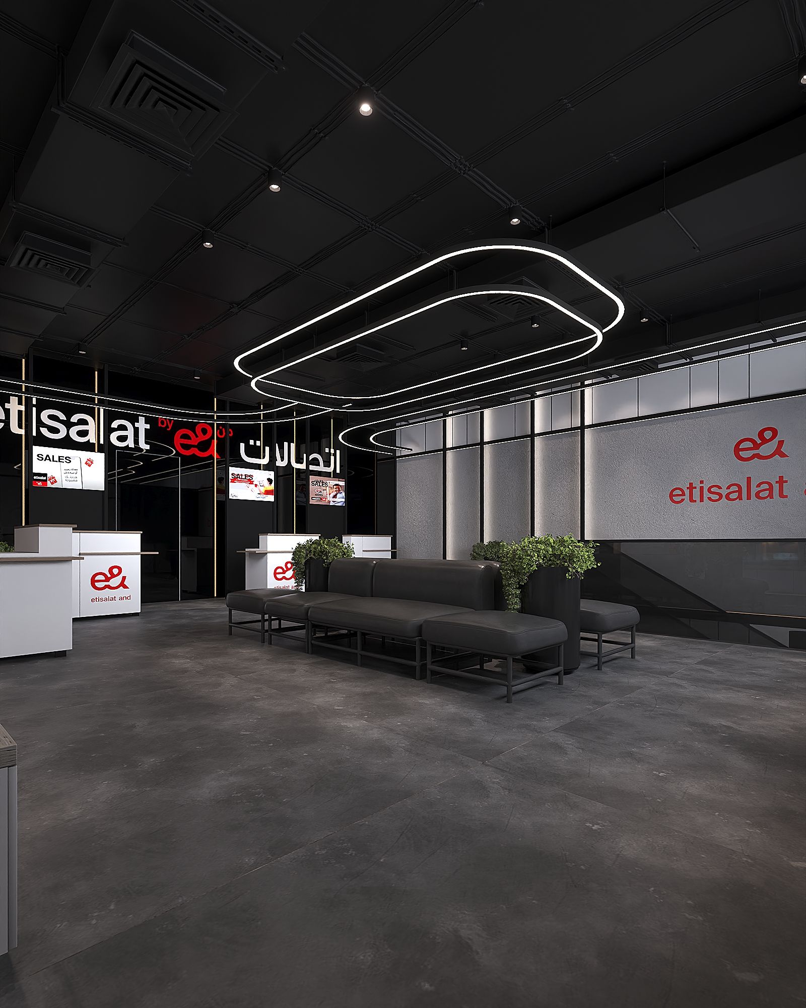 Etisalat Masr — New Concept- Downtowen Mall — Xforms Studio