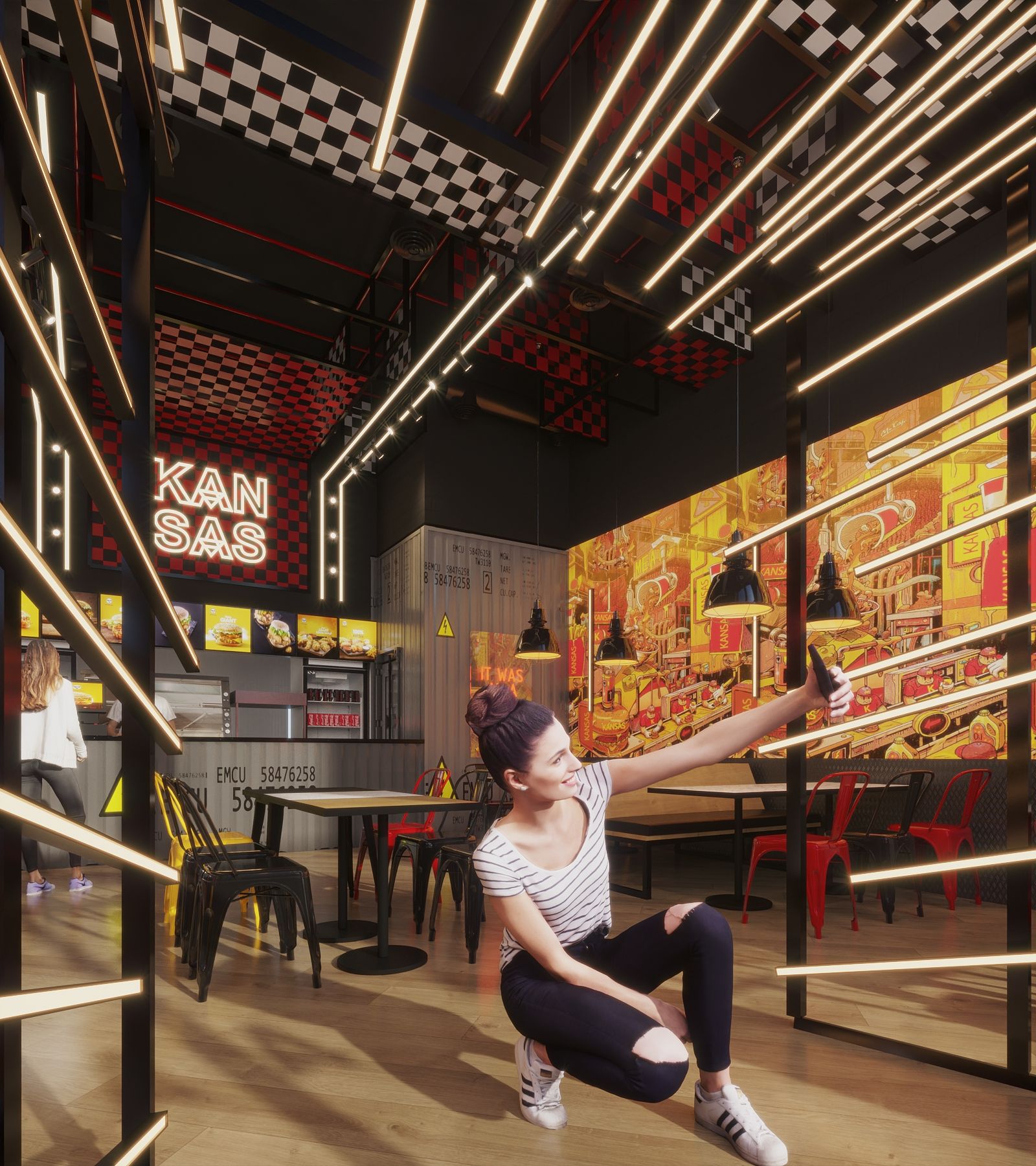 Kansas — Air Mall, Madinaty, Cairo — Xforms Studio