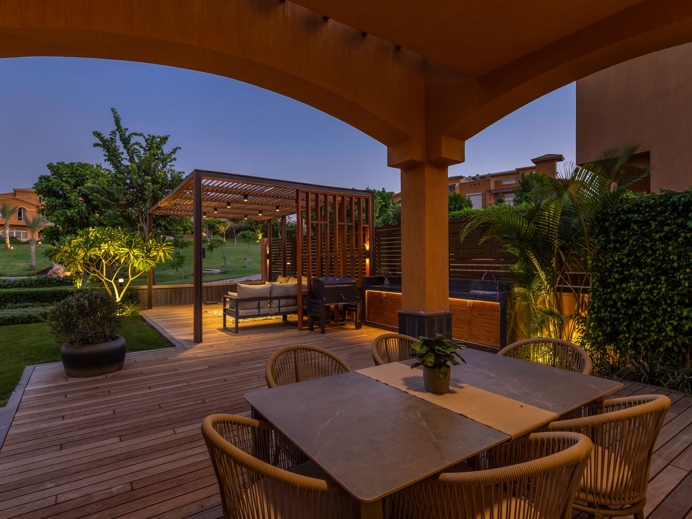 Loggia — Dyar Compound, Fifth Settlement, New Cairo — Xforms Studio