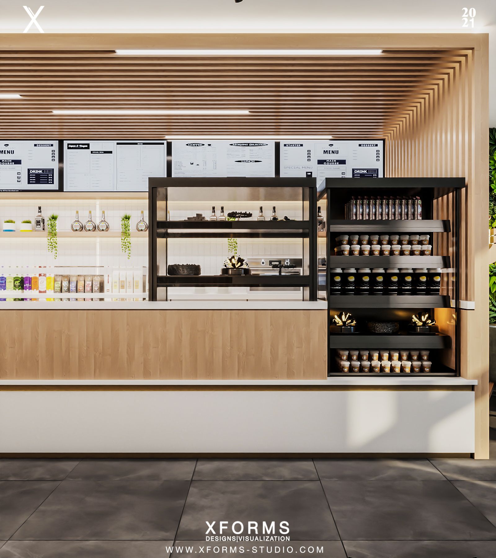 Prime Cafe — Shiek Zayed — Xforms Studio