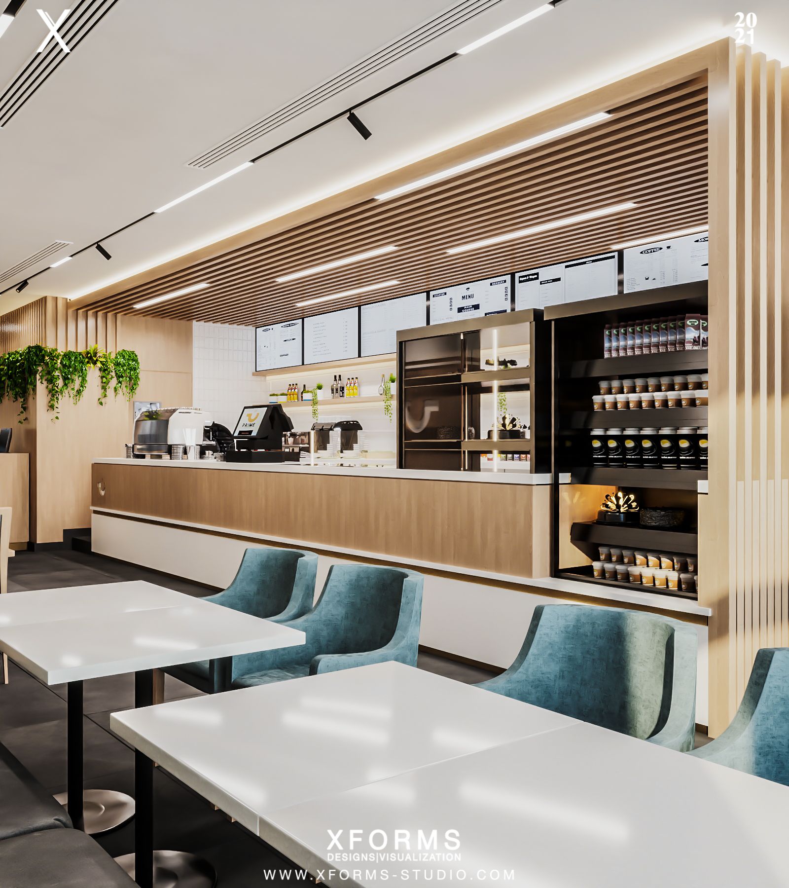 Prime Cafe — Shiek Zayed — Xforms Studio