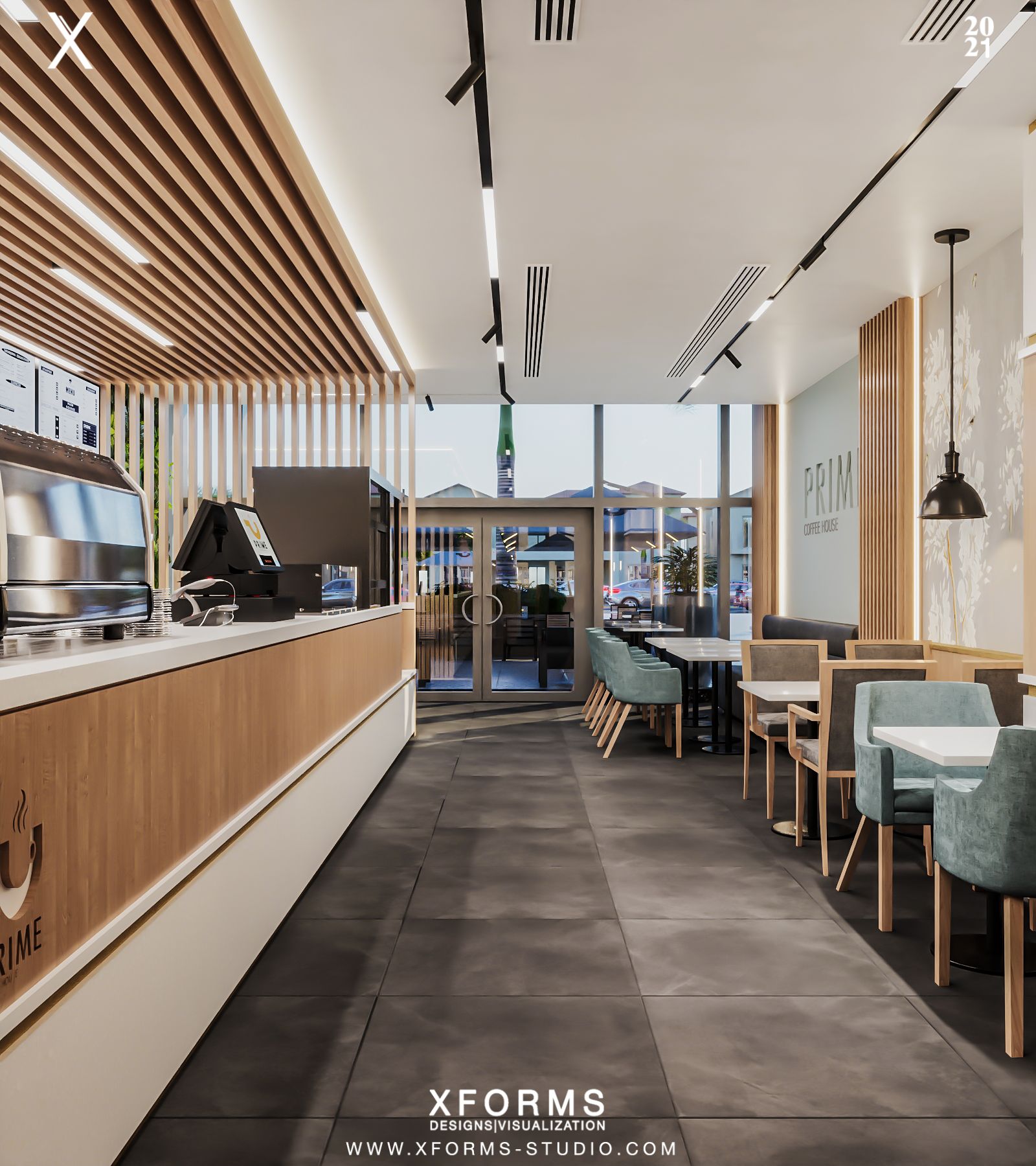 Prime Cafe — Shiek Zayed — Xforms Studio