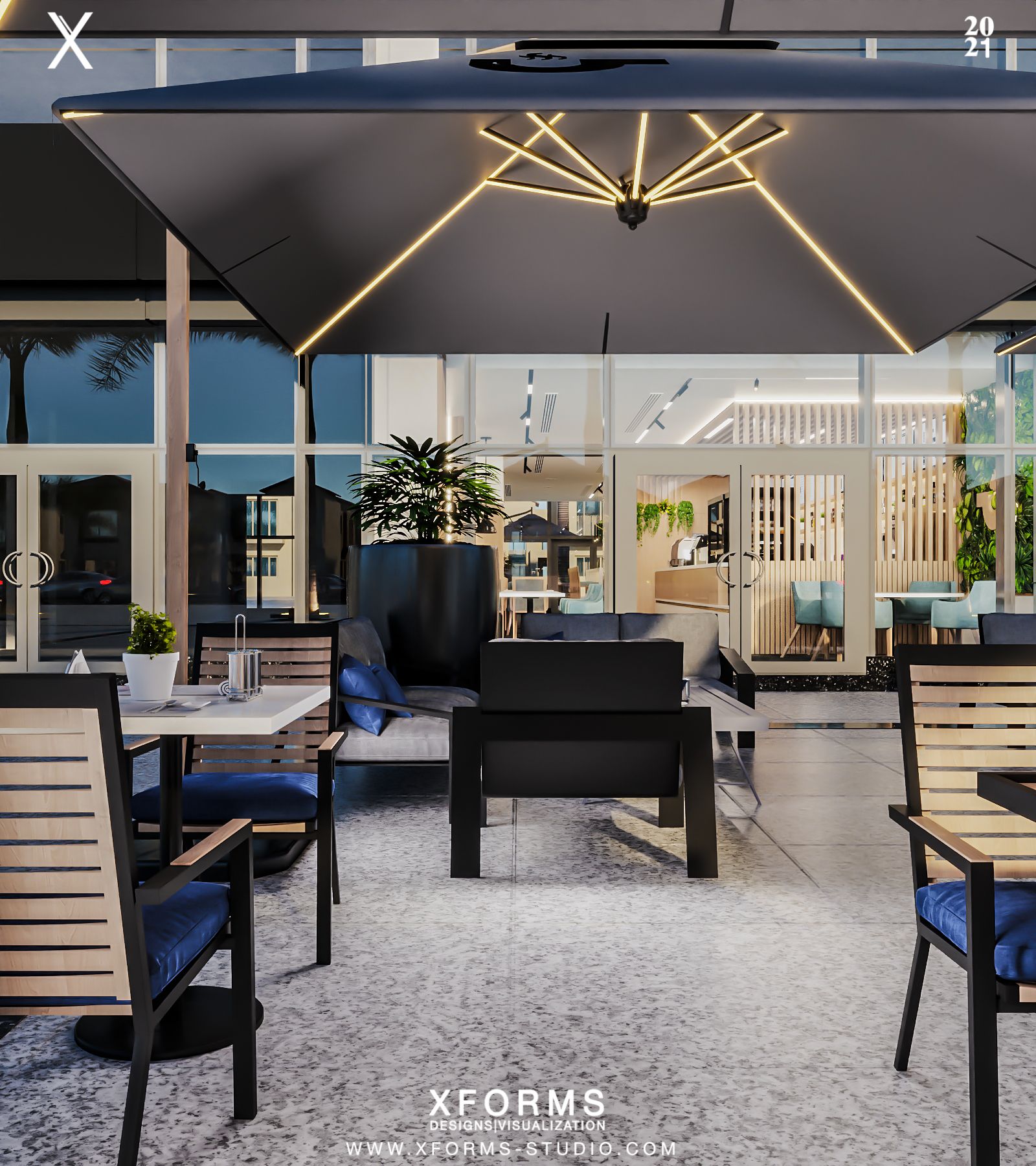 Prime Cafe — Shiek Zayed — Xforms Studio