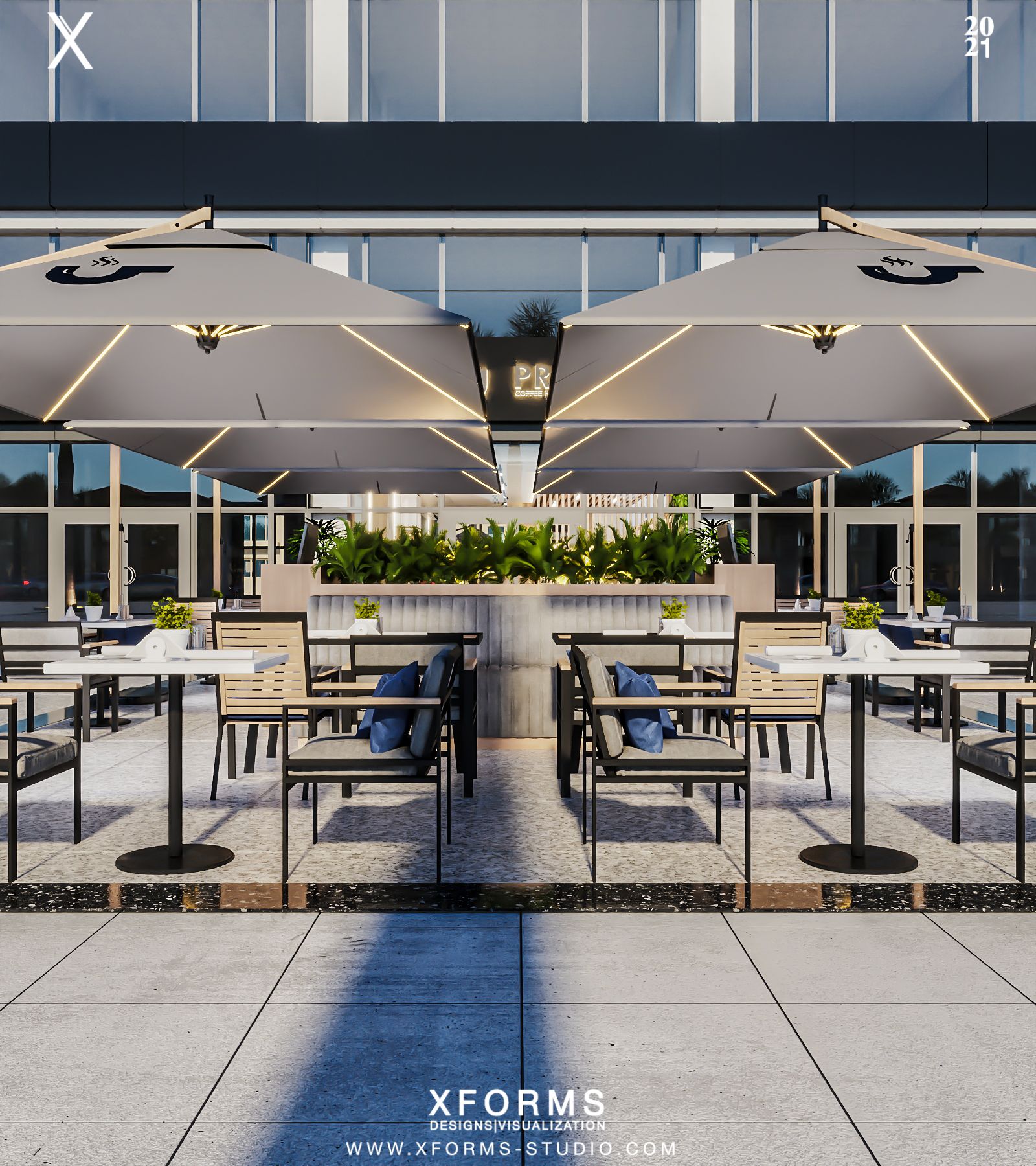 Prime Cafe — Shiek Zayed — Xforms Studio