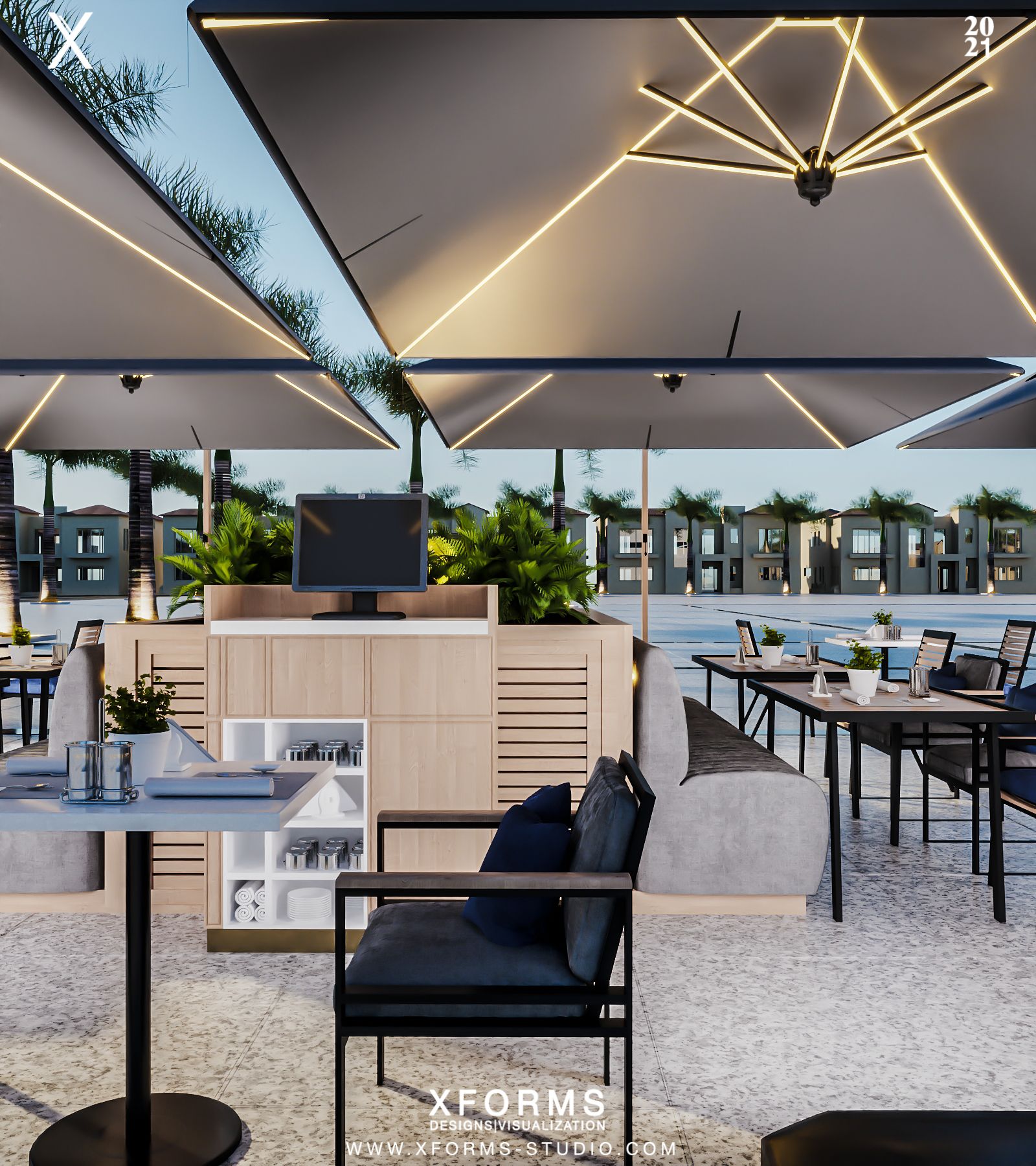 Prime Cafe — Shiek Zayed — Xforms Studio