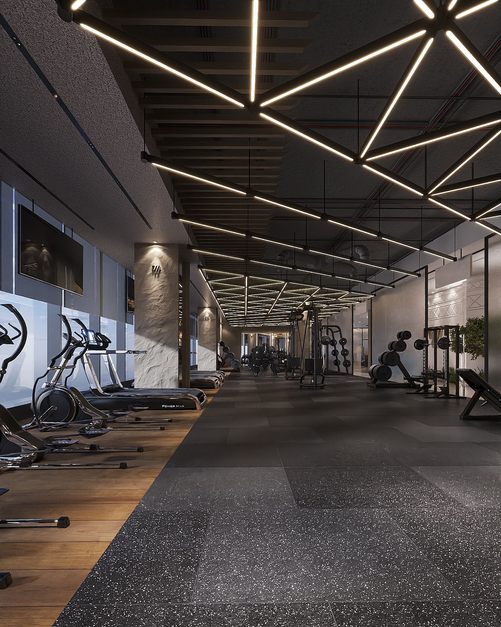 Well Gym — King Abdullah Financial District, Riyadh — Xforms Studio