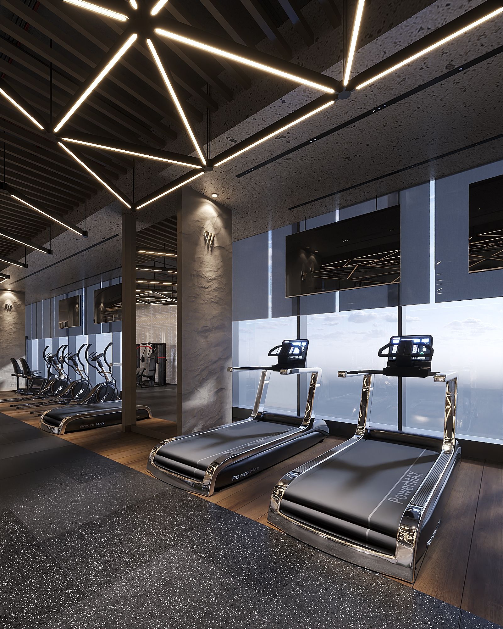 Well Gym — King Abdullah Financial District, Riyadh — Xforms Studio