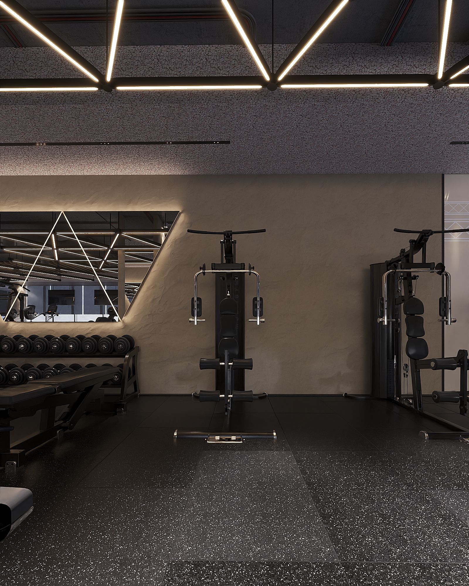 Well Gym — King Abdullah Financial District, Riyadh — Xforms Studio