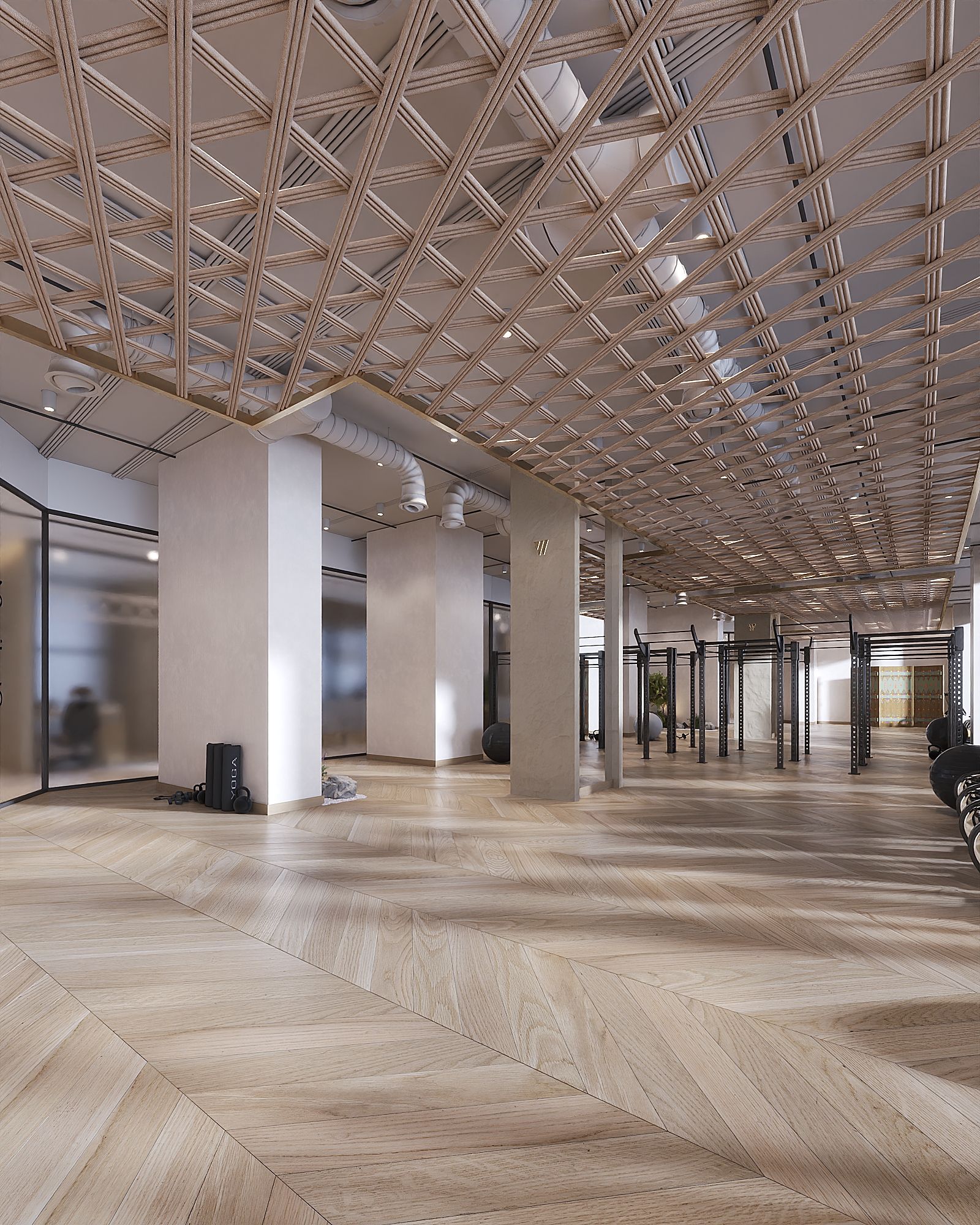 Well Gym — King Abdullah Financial District, Riyadh — Xforms Studio
